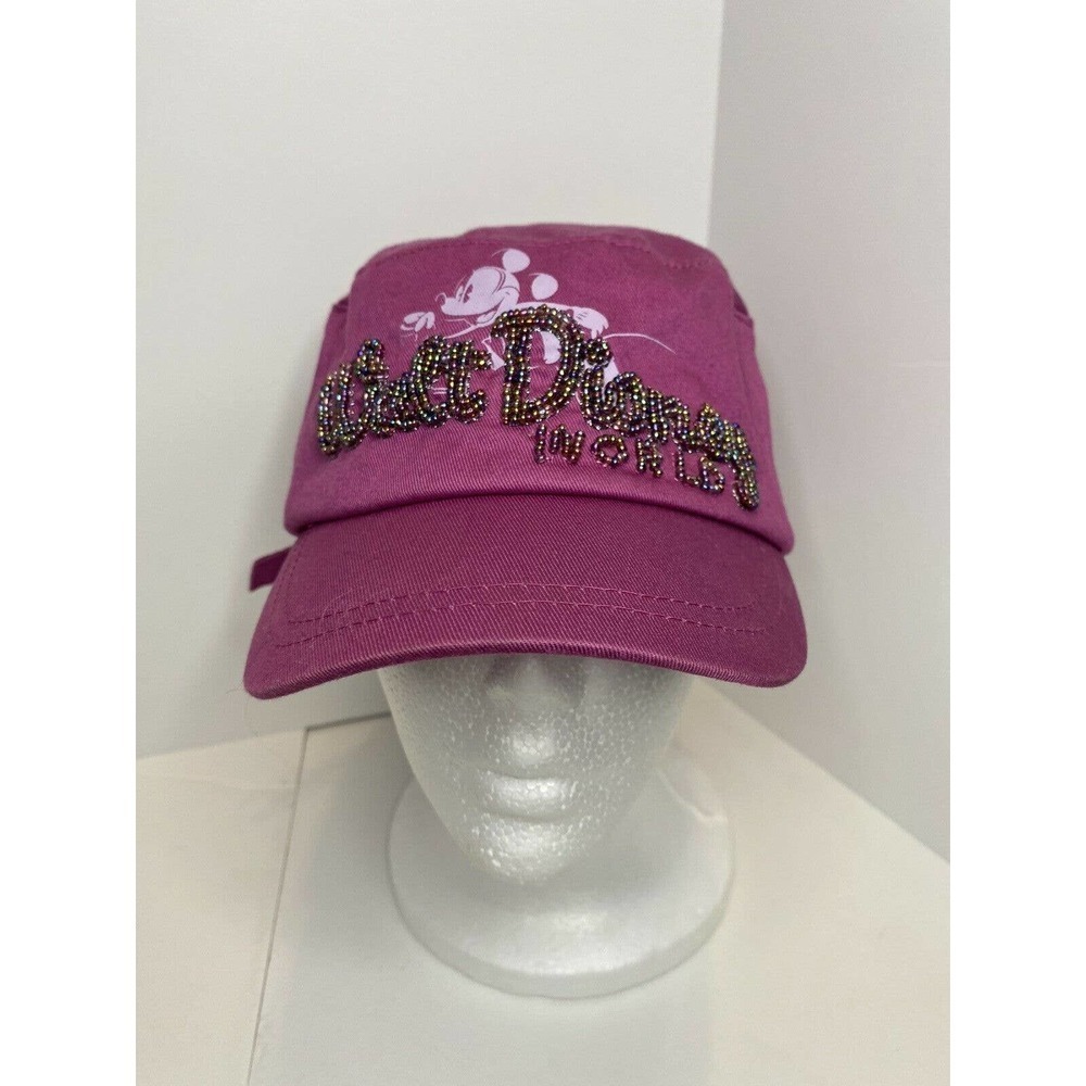 Walt Disney World Parks Sequin Pink Short Brim Hat